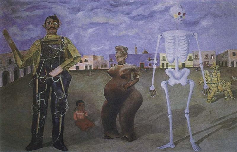 Frida Kahlo Four denizen in Mexico oil painting image